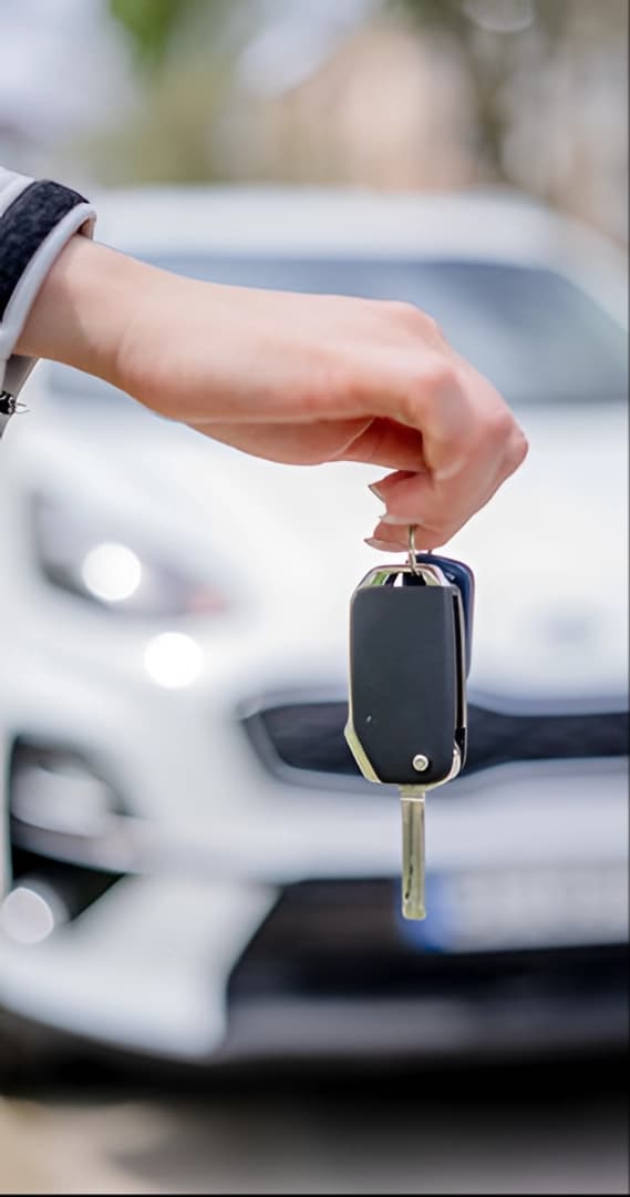 Entrega de llaves de auto